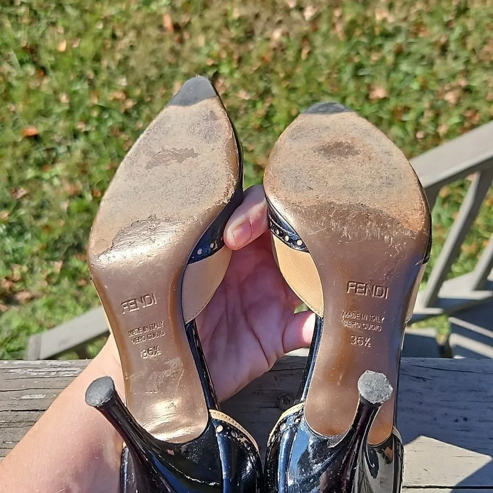 Vintage Fendi project heels size 36.5